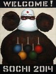  cheburashka english_text looking_at_viewer nurse russian sochi_2014_olympics solo text unknown_species vasily_slonov 