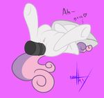  anal anal_penetration anus butt cub cute equine female feral friendship_is_magic fur hair horn horse male mammal mostazathy my_little_pony penetration pony pussy sex size_difference straight sweetie_belle_(mlp) unicorn white_fur young 