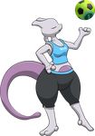  3_fingers alpha_channel bald ball barefoot breasts cleavage clothed clothing crossover english_text eyes_closed female frown hand_on_hip hybridprojectalpha leggings legwear mewtwo nintendo pants pok&#233;mon pok&eacute;mon purple_skin shadow shiny shirt soccer soccer_ball solo sports sports_bra standing text thick_thighs two_toes video_games white_nose white_skin wide_hips wii_fit wii_fit_trainer 