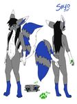  basic breasts butt female fursona model_sheet nude radioactive sayo 