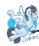  backsash balls butt clothing cum equine erection eyewear feral friendship_is_magic fur goggles green_eyes hair horse looking_at_viewer male mammal my_little_pony nude open_mouth pegasus penis plain_background pony presenting shadow smile soarin_(mlp) solo spreading teeth unknown_artist wings wonderbolts_(mlp) 