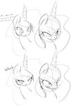  dialog duo equine female feral friendship_is_magic horn horse looking_away mammal monochrome my_little_pony open_mouth pony princess_celestia_(mlp) princess_luna_(mlp) sibling sisters smile text tongue winged_unicorn wings zev 