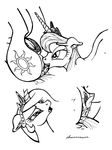  anus crown cunnilingus cutie_mark duo english_text equine female feral friendship_is_magic horn horse ihavnoname incest lesbian looking_at_viewer looking_back lying mammal monochrome my_little_pony on_front oral oral_sex plain_background pony princess_celestia_(mlp) princess_luna_(mlp) pussy sex sibling sisters text tongue vaginal white_background winged_unicorn wings 