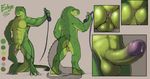  abs anthro anus back balls biceps big_muscles butt claws cutaway dinosaur erection fangs flaccid flexing green_penis green_skin horn humanoid_penis leaking looking_at_viewer male microphone model_sheet muscles narse nude pecs penis pose precum presenting presenting_hindquarters red_eyes reptile scales scalie solo standing teeth theropod toe_claws toned tyrannosaurus_rex 