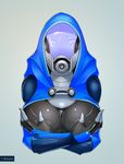  breasts female looking_at_viewer mask mass_effect quarian suit teqa 