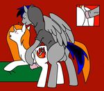  anal anal_penetration animal_genitalia anus balls bend blue_eyes cutie_mark doggystyle equine fire from_behind gay horn horse horsecock joaomacabro male mammal my_little_pony pegasus penetration penis pony red_eye red_eyes sex unicorn wings 