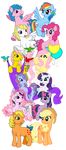  blue_fur cowboy_hat cutie_mark dragnmastralex dragon equine female feral firefly_(mlp) fluttershy_(mlp) friendship_is_magic fur g1 hair hat horn horse mammal multi-colored_hair my_little_pony pegasus pink_fur pink_hair pinkie_pie_(mlp) pony posey_(mlp) purple_hair rainbow_dash_(mlp) rainbow_hair sparkler_(mlp) square_crossover surprise_(mlp) twilight_(mlp) twilight_sparkle_(mlp) unicorn wings 