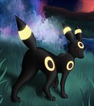  female feral looking_at_viewer meraence nintendo pok&#233;mon pok&eacute;mon pokemon pussy raised_tail red_eyes solo umbreon video_games 