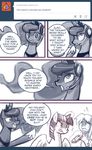  derpy_hooves_(mlp) equine eyes_closed female feral friendship_is_magic group hair horn horse john_joseco mammal monochrome my_little_pony pegasus pony princess princess_luna_(mlp) royalty twilight_sparkle_(mlp) wii winged_unicorn wings 