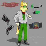 canine clothing fox_mccloud fredryk_phox gun holster mammal nintendo ranged_weapon solo star_fox star_fox_the_animated_series video_games watch weapon 