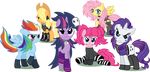  alpha_channel applejack_(mlp) blue_eyes blue_fur collar equine facial_markings female feral fluttershy_(mlp) friendship_is_magic fur gang group hair headband horn horse mammal markings mouth_hold multi-colored_hair my_little_pony orange_fur pegasus pink_fur pink_hair pinkamena_(mlp) pinkie_pie_(mlp) plain_background pony punk_attire purple_fur purple_hair rainbow_dash_(mlp) rainbow_hair rarity_(mlp) schnuffitrunks skull transparent_background twilight_sparkle_(mlp) unicorn white_fur wings yellow_fur 