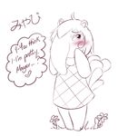  annalisa_(animal_crossing) anteater blush english_text female lacgl nintendo text unknown_artist video_games 