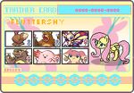  bear beautifly buneary chansey crossover cutie_mark equine feral fluttershy_(mlp) friendship_is_magic grizzly_bear horse kangaskhan low_res male mammal my_little_pony nintendo pegasus pok&#233;mon pok&eacute;mon pony seaandsunshine trainer_card ursaring video_games wings 