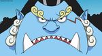  anthro facial_hair fish fishmen hair jinbe looking_at_viewer male marine maxime-jeanne one_piece scar shark solo whale_shark 