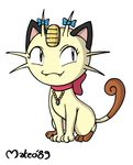  cute feline female mammal meowth meowthfan meowzie nintendo pok&#233;mon solo video_games 