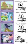  cereal_guy comic cowboy_hat cutie_mark english_text equine fancypants_(mlp) female feral friendship_is_magic hat horn horse human male mammal mare_do_well_(mlp) meme my_little_pony pegasus plain_background pony rainbow_dash_(mlp) rarity_(mlp) reptile saliva scalie shocked sweetie_belle_(mlp) tank_(mlp) television text turtle unicorn white_background wings 