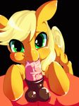  animated applejack_(mlp) balls big_macintosh_(mlp) blonde_hair duo equine fellatio female feral friendship_is_magic fur hair horse incest male mammal my_little_pony nabesiki oral oral_sex orange_fur penis pony saliva sex straight 