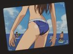  animated animated_gif ass camera lowres meitantei_conan mouri_ran 