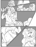  2013 anthro anthrofied avante92 big_breasts black_and_white blush bottle breasts chair clothing comic couple curly_hair drunk duo equine eyes_closed feeling female fingering fondling friendship_is_magic from_behind grey_background grope hair happy horn horse hug kissing lesbian looking_back mammal monochrome my_little_pony navel open_mouth pinkie_pie_(mlp) plain_background pony shirt shirt_lift surprise tongue topless twilight_sparkle_(mlp) unicorn 