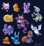  anthro bipedal blastoise blue_eyes brown_eyes caterpie charmeleon dewgong diglett eyes_closed fak&#233;mon fearow feral gloom group haunter hypno looking_at_viewer nidoran nidoran&#9794; nidoran? nintendo open_mouth persian pikachu pok&#233;mon pok&eacute;mon pokemon_fusion quadruped raichu shellder slowbro squirtle teeth tongue vaporotem venomoth venonat video_games vulpix zubat 