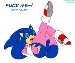  anus balls blue_hair butt ear_piercing english_text erection girly green_eyes habbodude hair hedgehog inviting male mammal one_eye_closed penis piercing presenting presenting_hindquarters seductive sega solo sonic_(series) sonic_the_hedgehog text thecon 