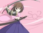  asakura_masatoki brown_hair bushidou_(sekaiju) japanese_clothes katana kimono sekaiju_no_meikyuu short_hair solo sword weapon 