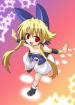  blonde_hair long_hair meryl_star red_eyes shinrabanshou solo twintails waiai 