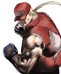  bad_id bad_pixiv_id blonde_hair cozy fatal_fury gloves hat male_focus muscle solo terry_bogard the_king_of_fighters 