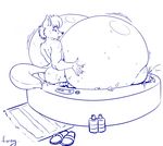  big_breasts breast_expansion breasts bubble bubbles canine dog female foxey_(artist) hot_tub huge_breasts husky hyper hyper_breasts inflation leaking mammal masturbation muscles muscular_female pool rug solo swelling water water_inflation 