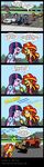  anthro applejack_(eg) blonde_hair blue_eyes canine car clothing comic cowboy_hat dialog dog english_text equestria_girls female fluttershy_(eg) friendship_is_magic hair hat karma mammal motorcycle multi-colored_hair my_little_pony niban-destikim oil outside parachute pink_hair pinkie_pie_(eg) pinkie_pie_(mlp) purple_eyes purple_hair rainbow_dash_(eg) rainbow_hair rarity_(eg) red_hair scooter sunset_shimmer_(eg) text twilight_sparkle_(mlp) two_tone_hair vehicle 