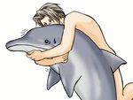  ambiguous_gender animated bestiality cetacean dolphin duo edit feral hug human human_on_feral humping interspecies male mammal marine miles_edgeworth nervous nude plain_background sex sweat white_background 
