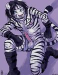  amara_telgemeier anthro balls erection feline fur male mammal penis solo tiger white_tiger 