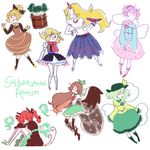  6+girls animal_ears arm_cannon arm_warmers black_legwear black_wings blonde_hair blush bobby_socks bow braid brown_hair bucket cape cat_ears cat_tail dress eyeball frills green_eyes green_hair hair_bobbles hair_bow hair_ornament hair_ribbon hairband hat heart heart_of_string highres horn hoshiguma_yuugi in_bucket in_container kaenbyou_rin kaymurph kisume kneehighs komeiji_koishi komeiji_satori kurodani_yamame long_hair mizuhashi_parsee multiple_girls multiple_tails open_mouth pink_legwear pointy_ears ponytail purple_hair red_eyes red_hair reiuji_utsuho ribbon scarf sheer_clothes short_hair siblings sisters skirt smile socks subterranean_animism tail thighhighs third_eye touhou twin_braids twintails vest weapon white_legwear wide_sleeves wings wrist_cuffs zettai_ryouiki 