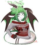 aromagon christmas clothing dragon female holidays humor hyjin solo sweater ugly_christmas_sweater vilosa zingiber 