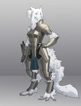  armor big_tail blue_eyes dark-razvan digitigrade female fluffy gael hair invalid_color invalid_tag large long_hair northern sergal tall 