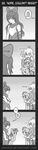  black_and_white blake_(rwby) bow breasts clothed clothing comic crossed_arms cutie_mark dialog english_text equine female feral friendship_is_magic frown fur gloves hair horn horse human humor long_hair looking_at_viewer looking_back mammal monochrome my_little_pony open_mouth pegasus plain_background pony pose rainbow_dash_(mlp) rwby smile standing sweat teeth text tongue twilight_sparkle_(mlp) unicorn vnixxir wings yang_(rwby) 