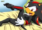  bbmbbf bed breasts crossgender exposed eye_lash female fingering gloves hedgehog human_feet invalid_tag looking_at_viewer lying mammal masturbation mobius_unleashed nipples on_back palcomix plantigrade sega sex shadow_the_hedgehog soles solo sonic_(series) spread_legs spreading toes 