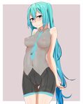  aqua_eyes aqua_hair bad_id bad_pixiv_id bodypaint breasts censored hatsune_miku highres jaku_denpa long_hair medium_breasts naked_paint nipples nude painted_clothes pussy solo twintails vocaloid 