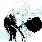  bad_id bad_pixiv_id houraisan_kaguya kiss monochrome multiple_girls sketch sui_(camellia) touhou white_background yagokoro_eirin yuri 