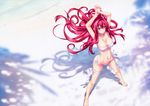  beach bikini corticarte_apa_lagranges kannatsuki_noboru long_hair red_hair scan shinkyoku_soukai_polyphonica swimsuit 