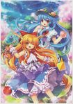  capura.l eternal_phantasia hinanawi_tenshi ibuki_suika touhou 