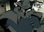  animated animated_gif cowboy_bebop gun hat mad_pierrot round top_hat weapon 