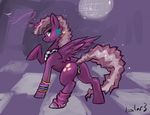  cheerilee_(mlp) clothing cutie_mark english_text equine female feral friendship_is_magic fur green_eyes hair hobbes_maxwell horn horse mammal my_little_pony panties pony purple_fur scarf solo text two_tone_hair underwear winged_unicorn wings 