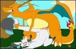  anal anal_penetration anthro anthro_on_feral balls bestiality blush butt canine charizard cum cum_drip cum_in_ass cum_inside cum_on_balls cum_on_butt cum_on_face cum_on_tongue dripping duo feral fire fluffy_tail fox gay interspecies male mammal melkiah melky nintendo penetration penis pok&#233;ball pok&#233;mon pok&#233;philia pok&eacute;ball pok&eacute;mon rough sex tail_grab tail_pull teeth tongue tooth video_games 