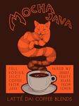  cat cheshire_cat coffee cup english_text feline feral fur glass java jillustration mammal open_mouth steam teeth text tongue tooth 