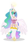  anthro anthrofied equine female friendship_is_magic horn mammal my_little_pony princess_celestia_(mlp) solo wicked-at-heart winged_unicorn wings 