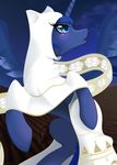  blue_eyes clothing equine female feral friendship_is_magic hi_res hood horn horse journey_(game) mammal my_little_pony pony princess_luna_(mlp) robe solo sparkles vector winged_unicorn wings 