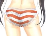  ass long_hair panties seedkeng striped_panties tagme underwear 