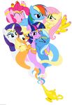  equine female feral fluttershy_(mlp) friendship_is_magic group horse mammal my_little_pony navitaserussirus pinkie_pie_(mlp) pony rainbow_dash_(mlp) rarity_(mlp) trixie_(mlp) twilight_sparkle_(mlp) wings 