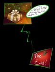  bow christmas christmas_tree comic cum demicoeur english_text gift holidays kaj mistletoe niki tag text tree 